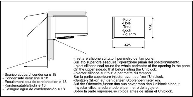 Equipo Frigorifico Compacto de pared tipo MOCHILA (Para exterior)